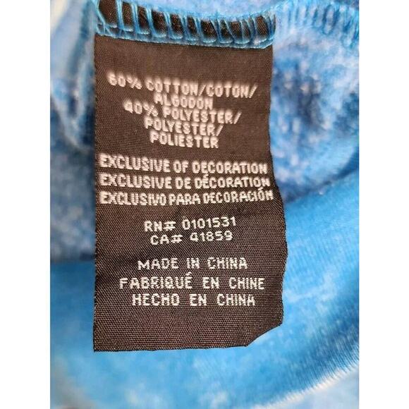 Simpsons Vintage Sweatshirt Bart Head plant Off Skateboard Blue Small Unisex - Picture 5 of 7